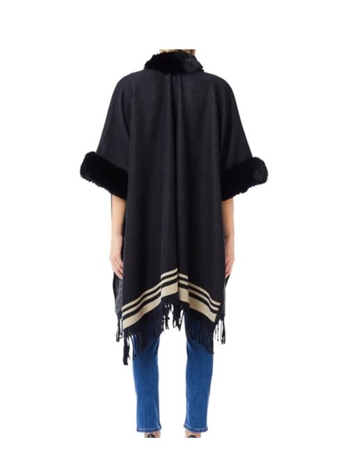 poncho con collo fake fur Liu Jo | 2F5046T0300.22222